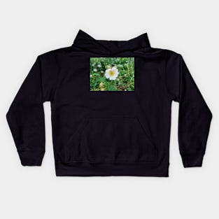 White flower Kids Hoodie